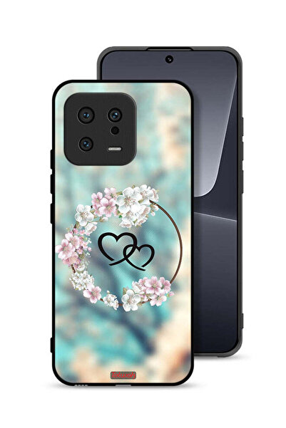 Tolwak غطاء حماية لهاتف شاومي 13 بتصميم قلوب في فن الخاتم
