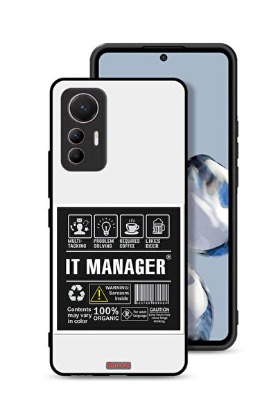 Tolwak غطاء حماية لجهاز شاومي 12 لايت - ملصق مدير تكنولوجيا المعلومات