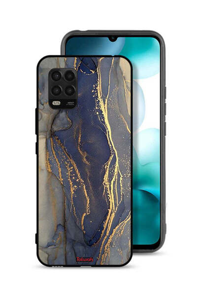 Tolwak غطاء حماية لهاتف شاومي مي 10 لايت 5G بنمط رخامي لامع