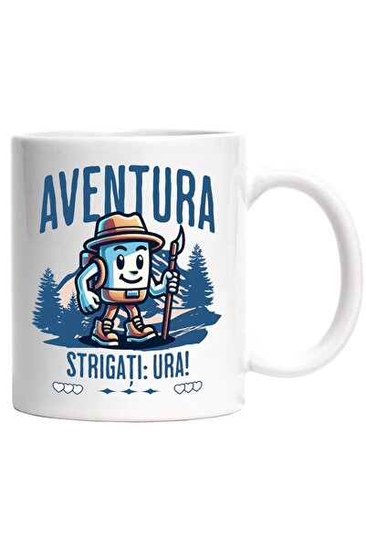 INOVATIX Personalized white mug, scout adventure shout out, hat and backpack,...