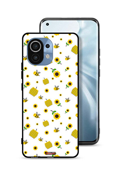 Tolwak غطاء حماية لهاتف شاومي مي 11 بطبعة عباد الشمس والنحل