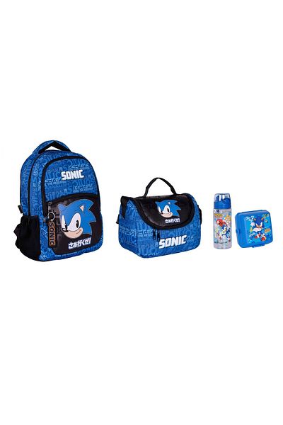 Sonic Sonic Licensed School Bag Set (4 Pieces)