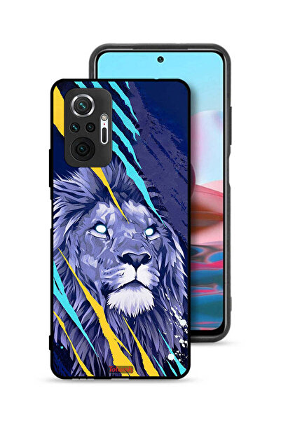 Tolwak غطاء حماية لهاتف شاومي ريدمي نوت 10 برو 4G الأسد الملك