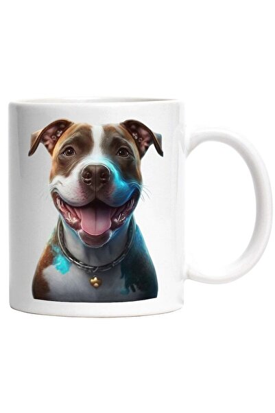 INOVATIX Εξατομικευμένη λευκή κούπα, Σκύλος, Μπλε Φως, Κολάρο, Puppy Lovers, ...