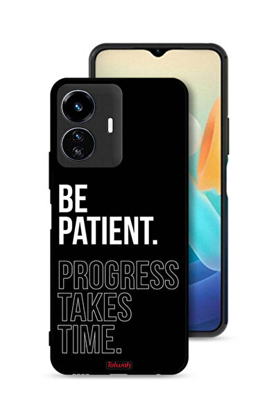 Tolwak غطاء حماية لهاتف Vivo Y77e 5G كن صبورًا فالتقدم يستغرق وقتًا
