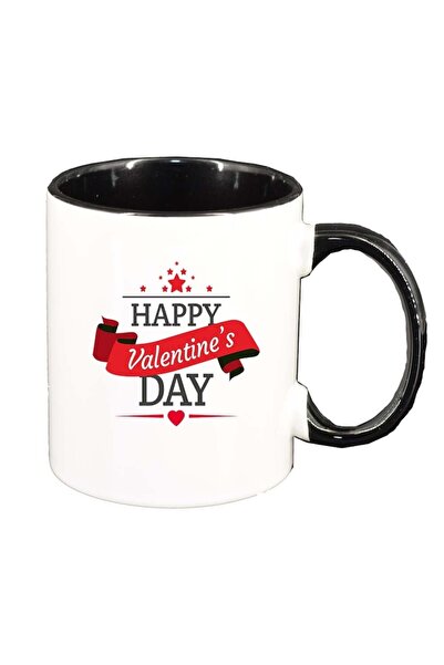 INOVATIX Cana alba personalizata, Love, interior negru, D341, INOVATIX®. 330ml