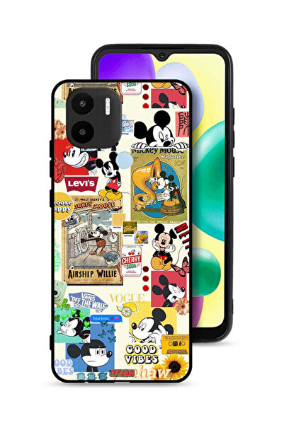 Tolwak غطاء حماية لهاتف شاومي ريدمي A1 بلس - اختر السعادة والملصقات