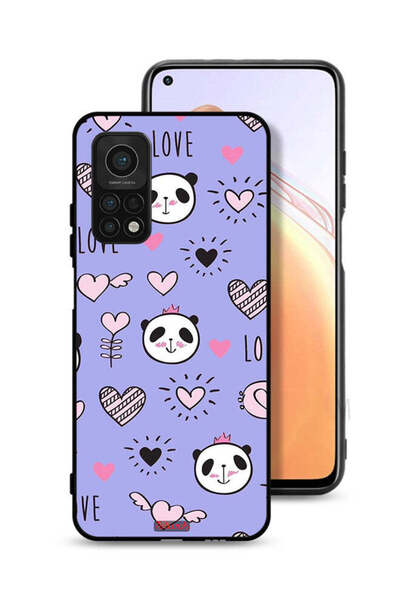Tolwak غطاء حماية لهاتف شاومي مي 10 تي برو 5G بطبعة حب ورسومات باندا