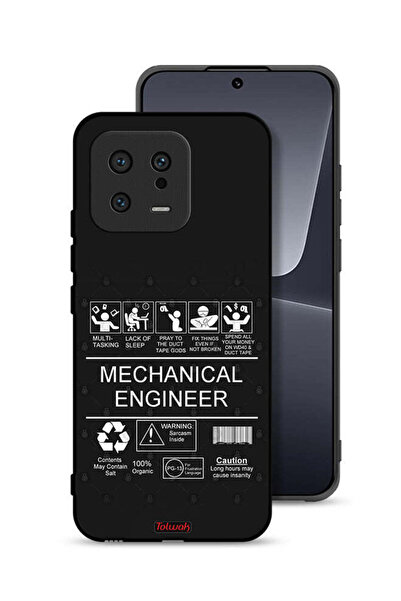 Tolwak غطاء حماية لهاتف Xiaomi 13 - ملصق مهندس ميكانيكي