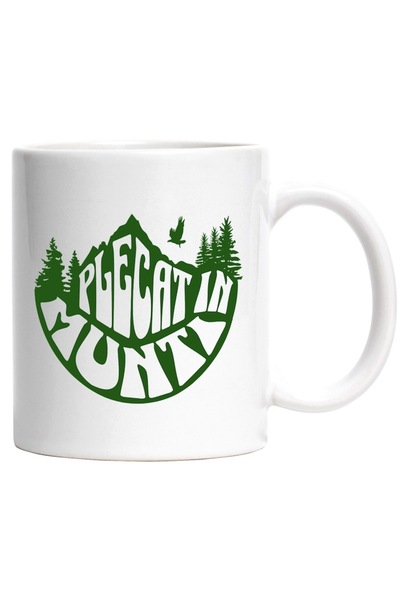 INOVATIX Cana alba personalizata, plecat in munti aventura drumetie camping natura, INOVATIX®. 330ml