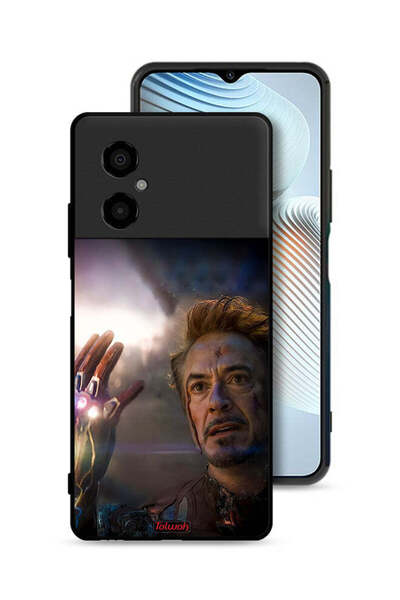 Tolwak غطاء حماية لهاتف شاومي بوكو M4 5G أنا الرجل الحديدي