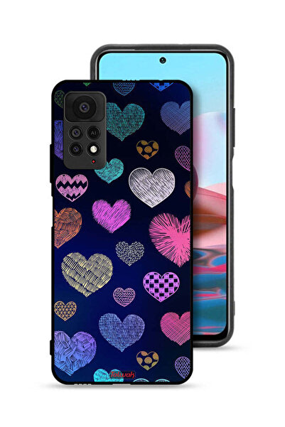 Tolwak غطاء حماية لهاتف شاومي ريدمي نوت 11 برو 5G بنقشة قلوب داجا