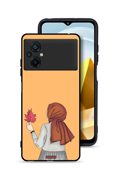 Tolwak Xiaomi Poco M5 4G Protective Case Cover Holding Leaf
