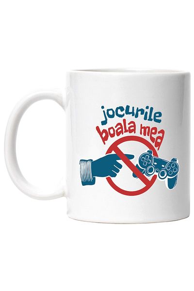 INOVATIX Personalized white mug, No Video Games Sign My Disease My Digital World, INOVATIX®. 330ml