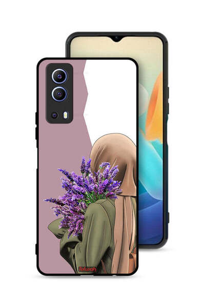 Tolwak Vivo iQOO Z3 5G Protective Case Cover Holding Flower