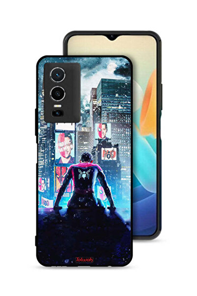 Tolwak غطاء حماية لجهاز Vivo Y76 5G بتصميم سبايدر مان