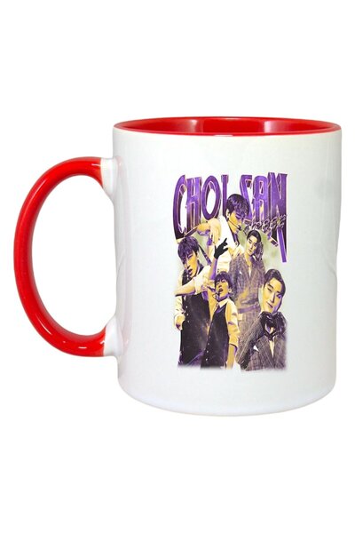 INOVATIX Cana Alba Personalizata, Formatia/trupa Chol San, Maner Si Interior Rosu, ®. 330ml