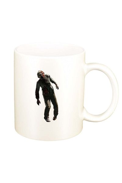 INOVATIX Personalized white mug, Zombie, D374, INOVATIX®. 330ml