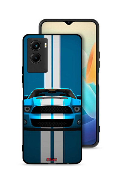 Tolwak Vivo Y55s 5G (2021) Protective Case Cover Car Abstract Art