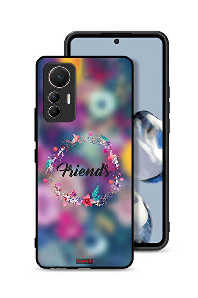 Tolwak غطاء حماية لهاتف شاومي 12 لايت بتصميم خاتم أصدقاء الزهور