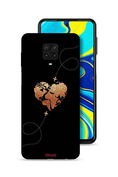 Tolwak غطاء حماية لهاتف شاومي ريدمي نوت 9 برو - طائرات تلامس القلب