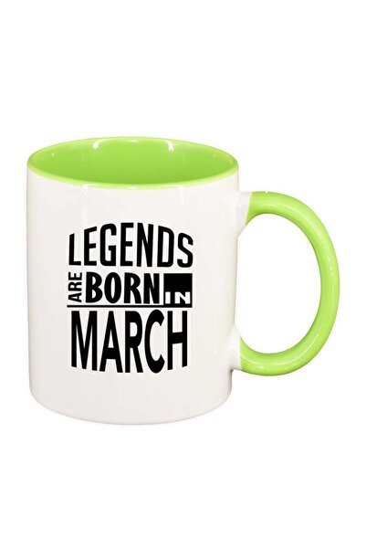 INOVATIX Персонализирана бяла чаша, Legend, светлозелена вътрешност, D76, INO...