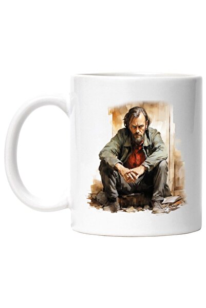 INOVATIX Cana alba personalizata, Barbat, Jacheta, Camasa, Post Apocaliptic P...