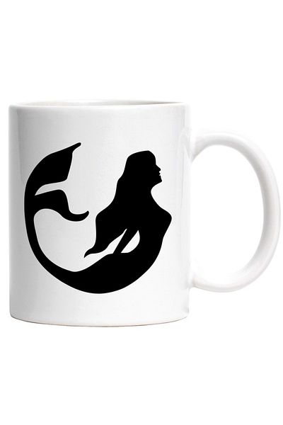 INOVATIX Personalized white mug, a mermaid for little girls, INOVATIX®. 330ml