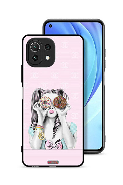 Tolwak غطاء حماية لهاتف شاومي مي 11 لايت يحمل قطعتين من الدونات