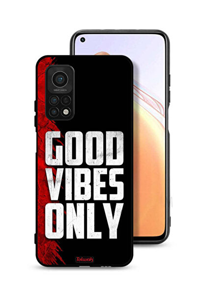 Tolwak Xiaomi Mi 10T 5G Protective Case Cover Good Vibes Only