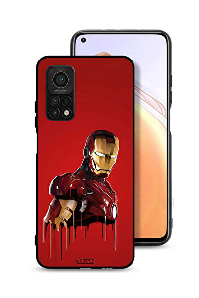 Tolwak غطاء حماية لهاتف شاومي مي 10T 5G برسومات الرجل الحديدي