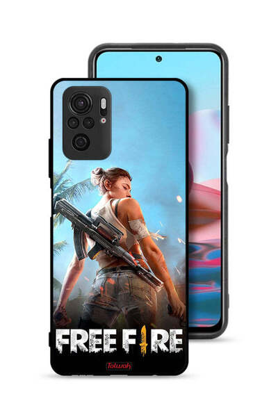 Tolwak غطاء حماية لهاتف شاومي ريدمي نوت 10S فري فاير