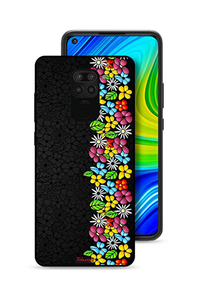Tolwak غطاء حماية لهاتف شاومي ريدمي نوت 9 - فلاورز لاين