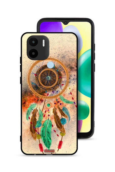 Tolwak غطاء حماية لهاتف شاومي ريدمي A1 بلس بتصميم ماندالا وريش معلق