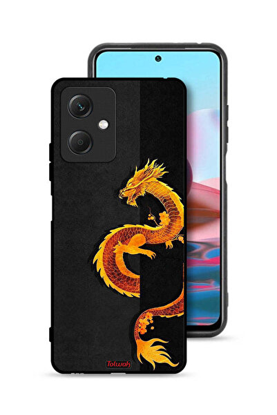 Tolwak Xiaomi Redmi Note 12 Protective Case Cover Dragon Art
