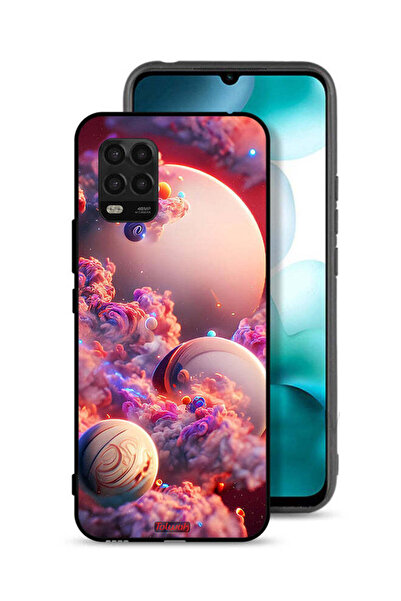 Tolwak غطاء حماية لهاتف شاومي مي 10 لايت 5G بطبعة غيوم وفن تجريدي