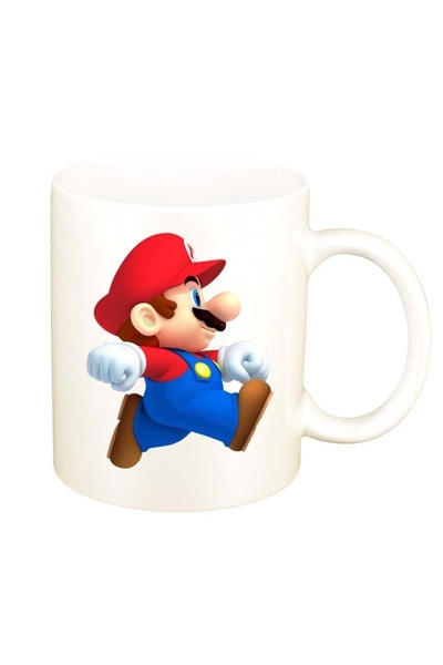 INOVATIX Cana alba personalizata, Mario, D23, INOVATIX®. 330ml