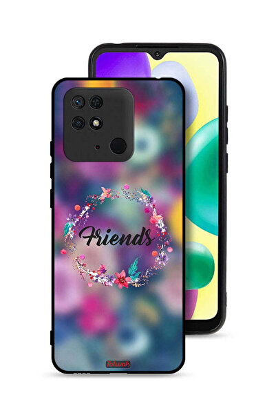 Tolwak غطاء حماية لهاتف شاومي ريدمي 10 سي بتصميم خاتم أصدقاء الزهور