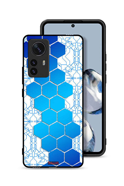 Tolwak غطاء حماية لهاتف Xiaomi 12X بأيقونات سداسية الشكل على شكل خلية نحل