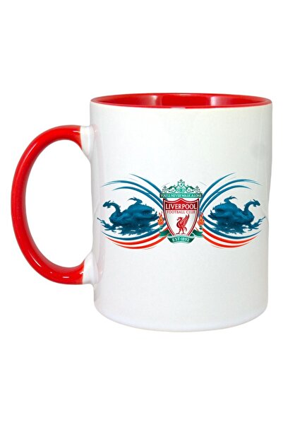INOVATIX Cana Alba Personalizata, Liverpool Fc Anglia, Maner Si Interior Rosu...