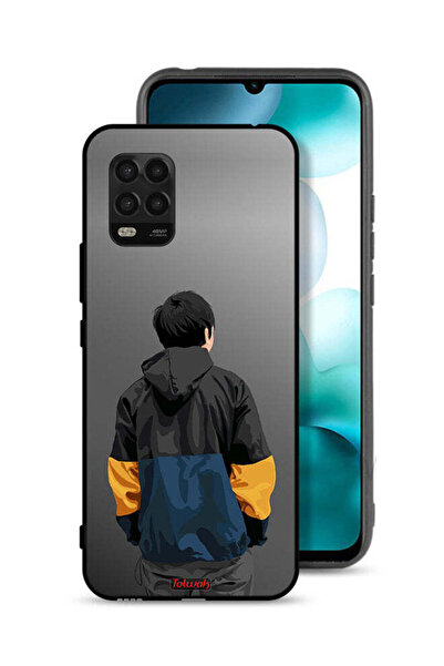 Tolwak غطاء حماية لهاتف شاومي مي 10 لايت 5G، صورة فنية لولد