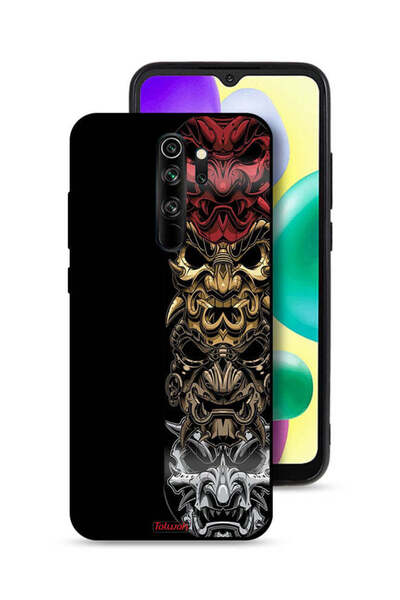 Tolwak Xiaomi Redmi Note 8 Pro Protective Case Cover Heads Art
