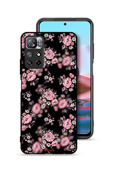 Tolwak غطاء حماية لهاتف شاومي ريدمي نوت 11 4G بنقشة زهور