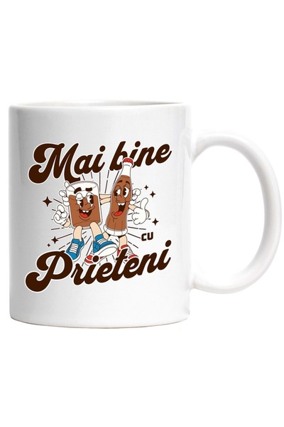 INOVATIX Personalized white mug, Better with friends, family, best friend, IN...