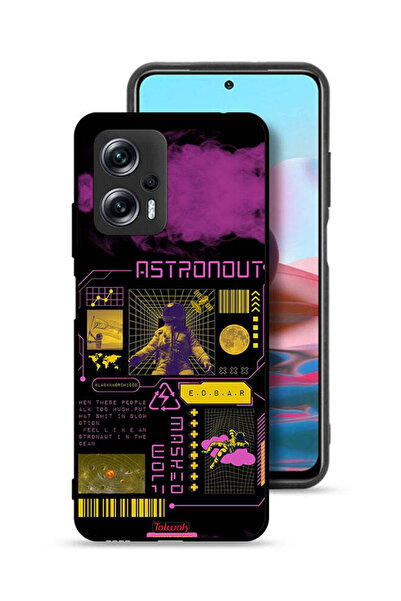 Tolwak غطاء حماية لهاتف شاومي ريدمي نوت 11T برو 5G، ملصق رائد فضاء