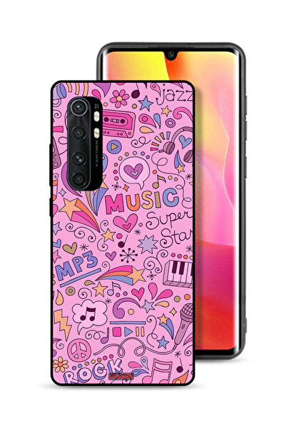 Tolwak غطاء حماية لهاتف شاومي مي نوت 10 لايت مع علامات موسيقية