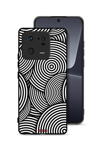 Tolwak غطاء حماية لهاتف شاومي 13 برو بنمط دوائر وهمية