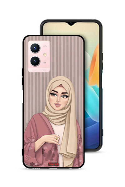 Tolwak Vivo Y33s 5G Protective Case Cover Hijab Girl Art
