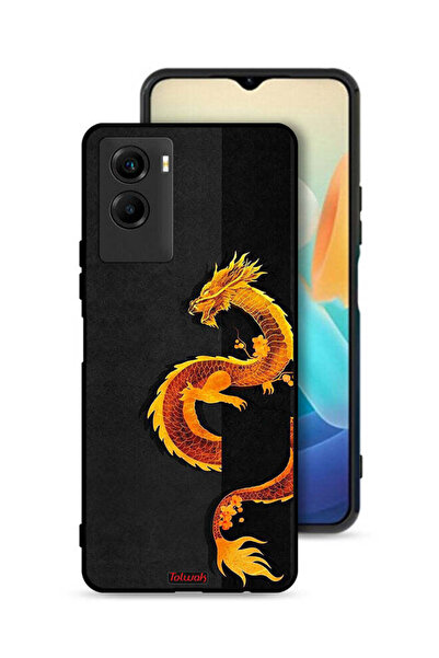 Tolwak Vivo Y55s 5G (2021) Protective Case Cover Dragon Art