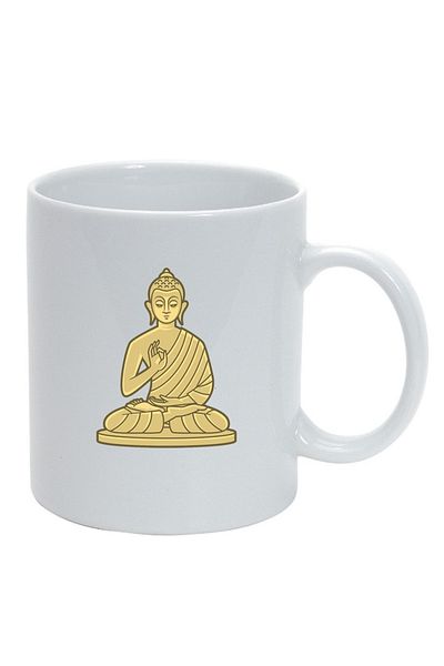 INOVATIX Personalized white mug, Indian, white, D369, INOVATIX®. 330ml